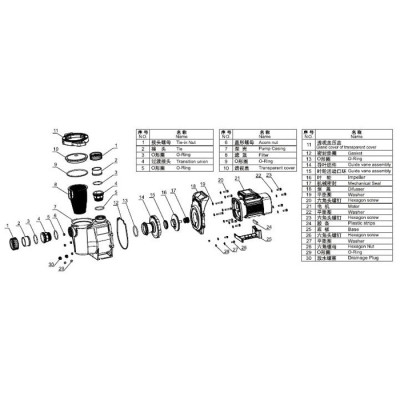 Насос Aquaviva LX SWPA400T (380В, 33 м3/ч, 4HP)