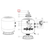 Болты крепления крышки фильтров Aquaviva L1200-1800