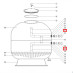 Фланец для крепления 5 крановой обвязки Aquaviva 1050-1250 мм