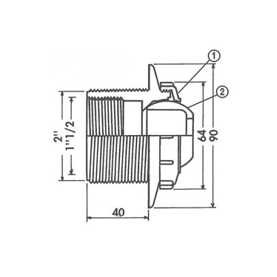 Форсунка стеновая Hayward 3310 2