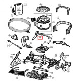 Корпус передней ручки пылесоса Hayward AquaVac 600/650 (RCX361331782237)