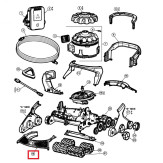 Передняя накладка корпуса для пылесоса Hayward AquaVac 600 и 650 (RCX361318236)