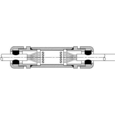 Кабельная муфта подводная Unterwasser-kabelverbinder gr 2, unverpackt